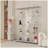 Modern Tempered glass display cabinet with Bluetooth LED light strip-1478712452