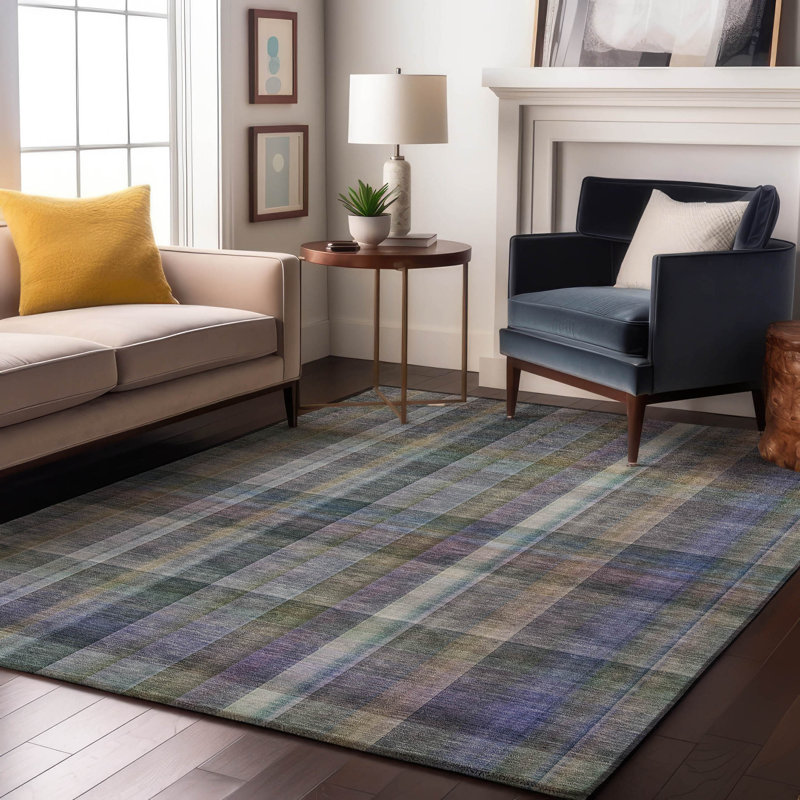 Tapis vert Cerrito AMF534 lavable à la machine de qualité supérieure, Rectangle 10 pi x 14 pi