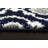 Gertz Shag Navy/Gray/Ivory Area Rug-896673322