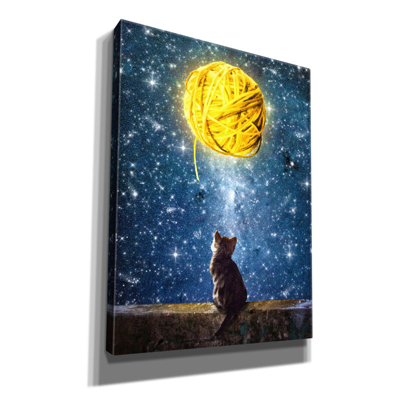 «A Yarn Of Moon» par Diogo Verissimo, H 54 po x l 40 po x P 1,5 po