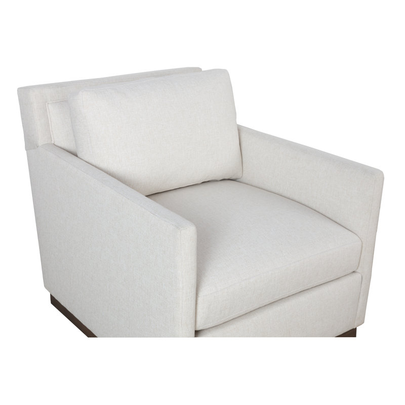 Renwick Armchair, Almond Buff, 9930 Driftwood