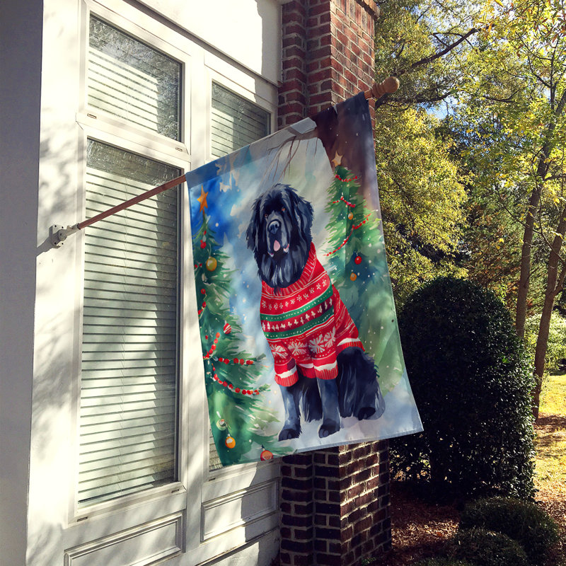Double Sided Polyester Christmas, 40" H x 28" W