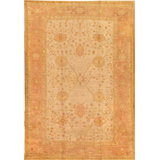 Oushak Hand Knotted Wool Oriental Area Rug