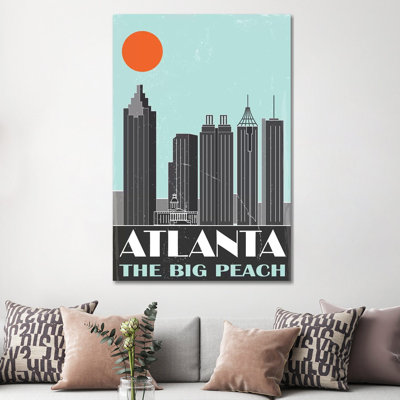 Atlanta by Fly Graphics - Wrapped Canvas Graphic Art
