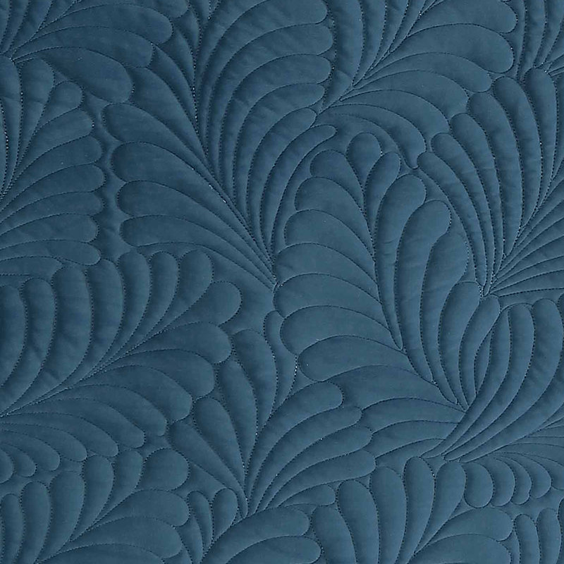 Marci 3 pc King Blue Coverlet Set, Blue, King Comforter + 2 King Shams