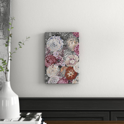 Peony Punch - Wrapped Canvas Painting