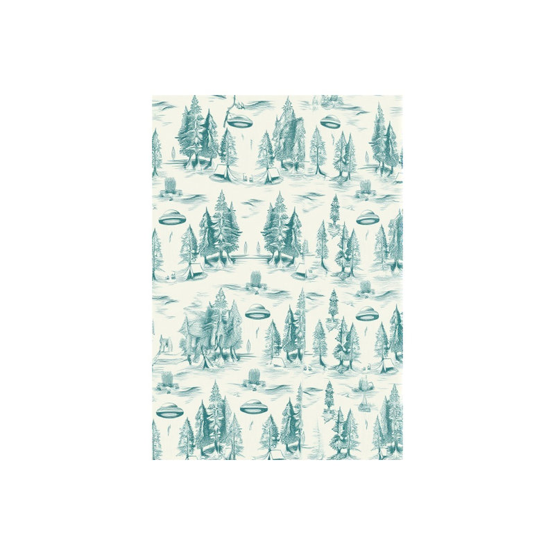Camping & Forest Shower Curtains, 71 X 71