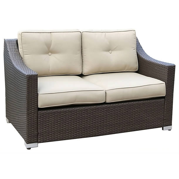 Bay Isle Home Kingpalm Patio Chair with Ottoman & Reviews | Wayfair