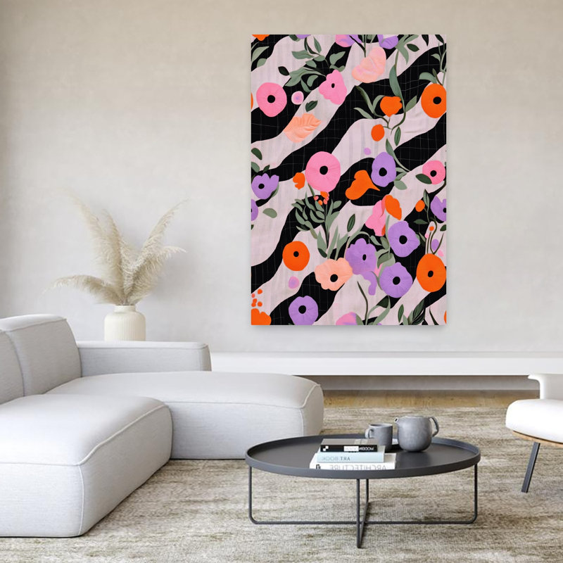 Art contemporain contemporain abstrait, H 60 po x l 40 po