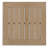Square Wicker Outdoor Side Table , 21.63'' in. W 21.63'' in. D