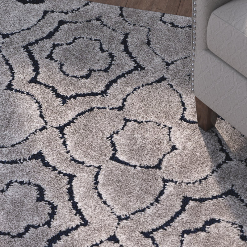 Stonybrook Memphis Shag Performance Floral Rug, Rectangle 4' x 6'
