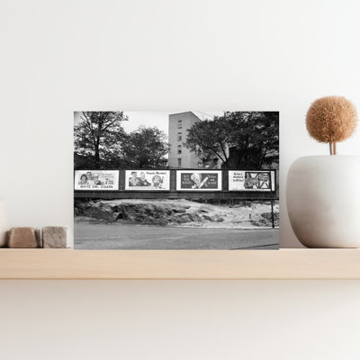 1940S 1945 Wartime Billboards For Cigars Beer Coca Cola All Promoting War Bonds Burnside Avenue In The Bronx New York Classic Retro Vintage Owl Cit...