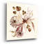 Art mural en verre sépia floral par Kristy riz-364951115