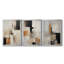 ABSTRACT Series CCCCLXIV - Toile tendue avec châssis sur mesure - 3 pièces-1928964012-1928964008
