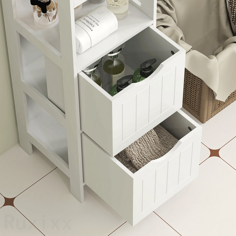 Armoire de rangement mince pour salle de bain