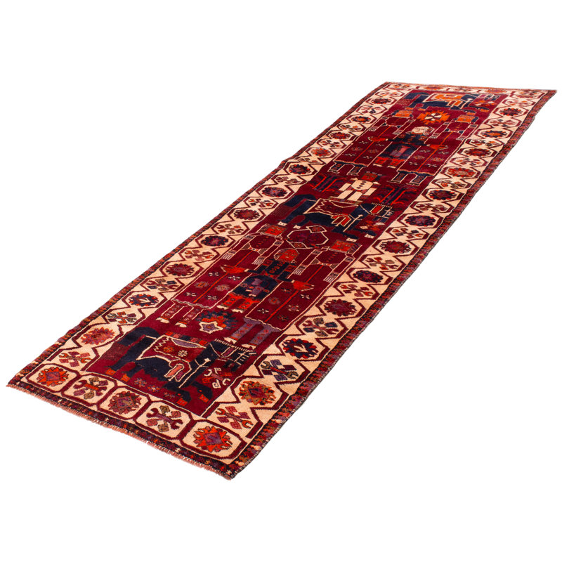 Tapis rouge Melis 4 pi 4 po x 12 pi 11 po