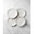 French Perle White 4-Piece Dinner Plate Set