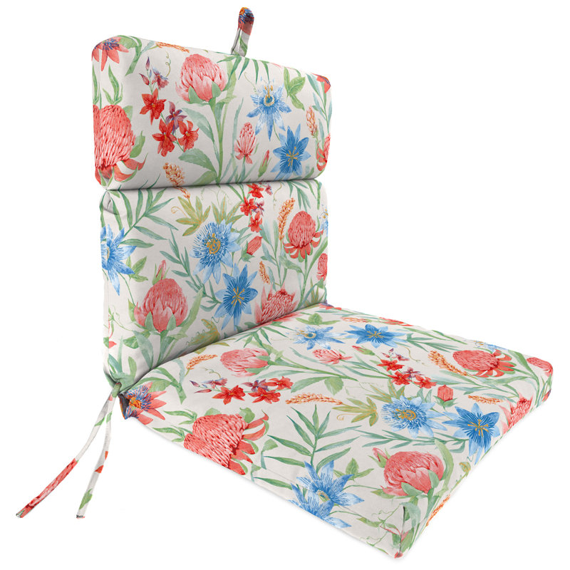 Outdoor Lounge Chair Cushion, Collete Opal