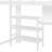 Bluebell Modern Minimalist Solid Pine Wood Loft Bed with Integrated Desk, Shelving & Writable Board
