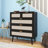 Oppelo 31.5 " W Pine Solid Wood Sideboard-962619892