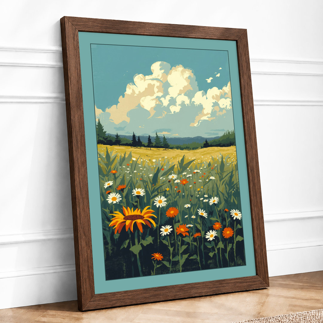 Wildflower Meadow Botanical - Framed Print