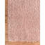 Tapis rose à poils longs Candas-694556125