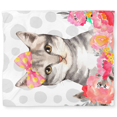 Charming cat Flowers Bedroom Duvet Cover | Home Decor