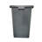 Fixturedisplays® 26 Gallon Square Grey Trash Can Garbage Waste Bin Container Heavy Duty Receptacle 18.6X18.5X25.8"