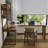 Light-walnut L-Shaped Solid Wood desk-109542602-109542608