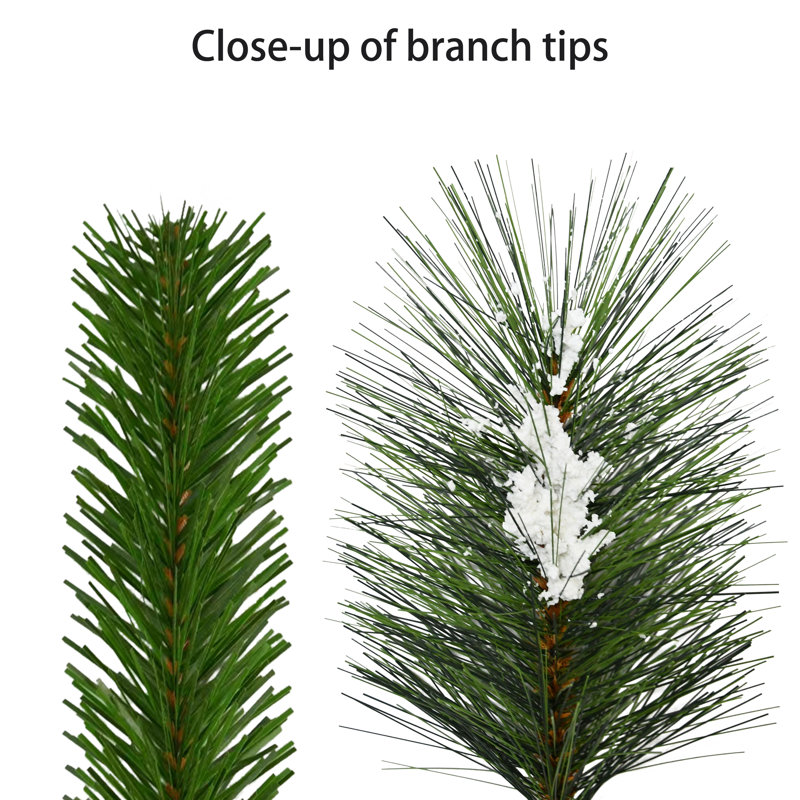 36 In. X 16 In. Pre-Lit Artificial Pine Mailbox Cover