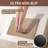 Super Absorbent Kitchen Rugs Non Slip Washable, Rubber Backing Soft Chenille Braided Kitchen Floor Mat Standing Mat Sink Mat, Brown