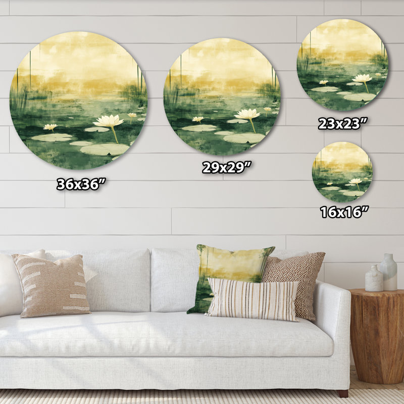 «Lotus By The Pound, Lake Peacefull», art mural, L 29 po x H 29 po