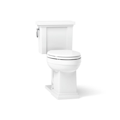 Tresham 1.28 GPF Water Efficient Elongated Two-Piece Toilet (Seat Not Included)