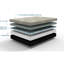 Grand matelas de 8 pouces avec mousse de gel souple et support ferme à mémoire de forme