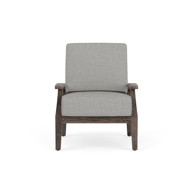 Frontier Outdoor Lounge Chair, Demo Stone, Charcoal