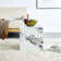 Javanie End Table & Deluxe Marble Sticker Side Table