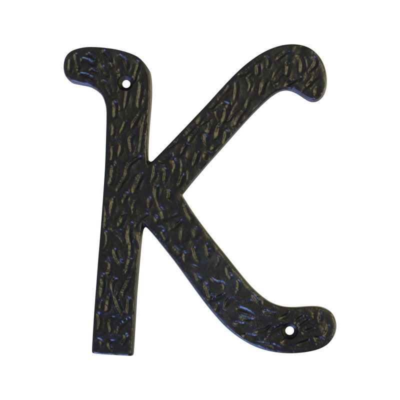 Lettre de montage en surface 6 "H, K