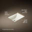 Memoirs® Vitreous China Rectangular Undermount Bathroom Sink with Overflow-1724515