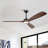 60" 3 - Blade Propeller Ceiling Fan With LED Lights And Remote Control-560736065