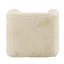 Fauteuil pivotant beige à 360 degrés, rembourrage en mousse ferme, conception élégante pour une chaise d'appoint tendance, fabrication complète, housse en lin