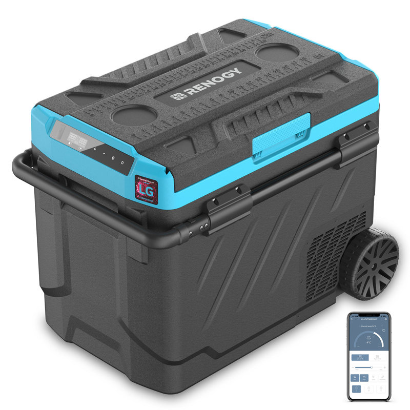 Renogy 53 Quarts Ice Chest with wheels in Black