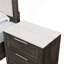 TABLE DE CHEVET MARRON FONCÉ