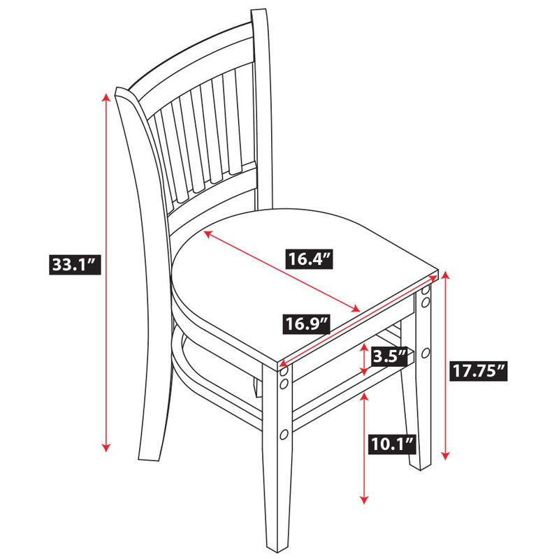 Edick Kids 17.75'' Wood Desk Or Activity Chair Chair and Ottoman