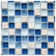 Corsica 0.6" x 0.6" Glass/Natural Stone Grid Mosaic Wall & Floor Tile