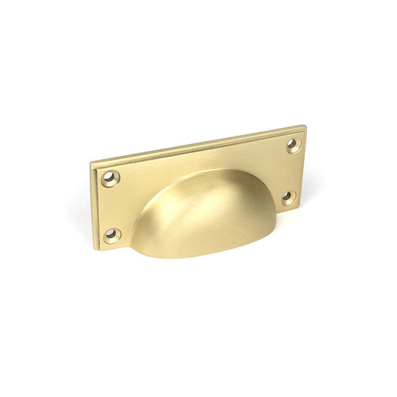 3.3 cm centre Bin Pull, Satin Brass