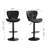 Adjustable Height And Modern Comfort Swivel Upholstered Bar Stool-1078295682