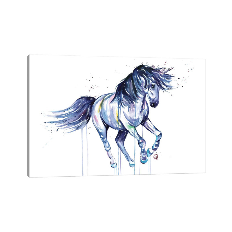 Unicorn Dreams 1 Piece Wrapped Canvas Wall Art, 30.48cm H x 45.72cm W