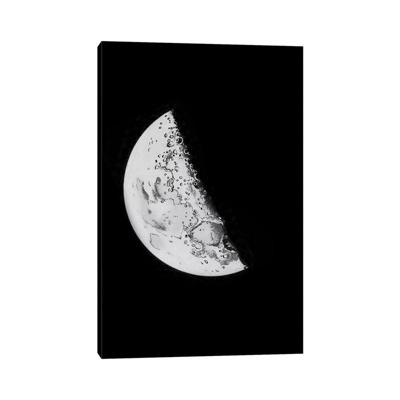 Phases Of The Moon III by PatentPrintStore - Wrapped Canvas Print, 20.32 cm H x 30.48 cm W