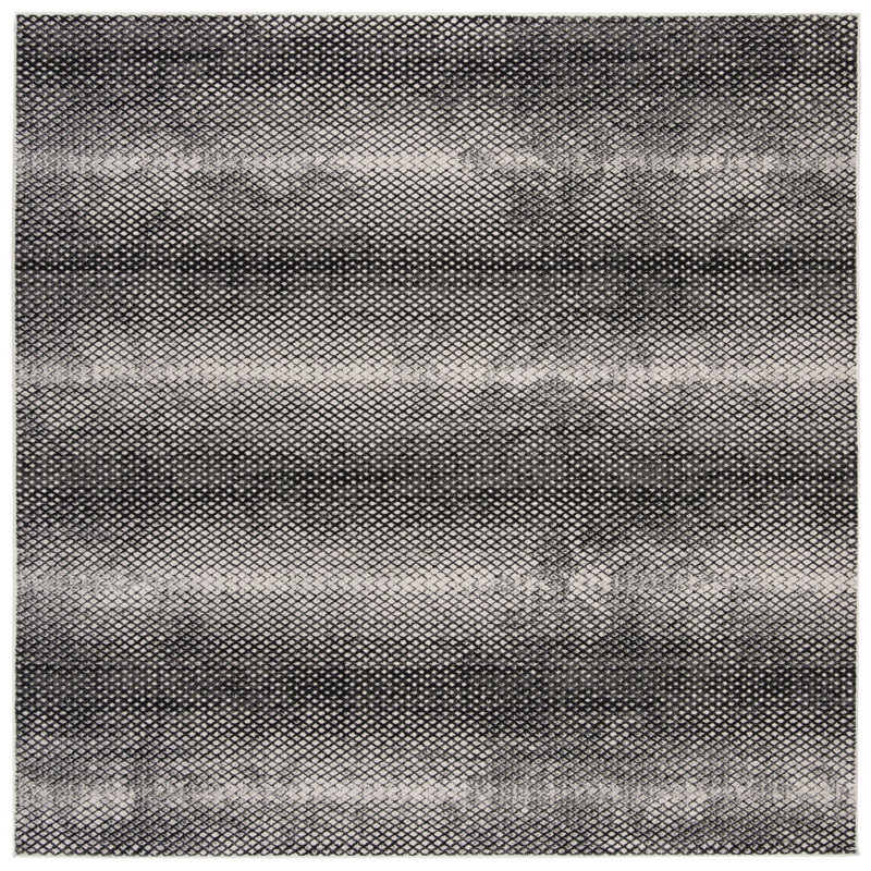 Kearney Performance Abstract Rug, Square 6'7"
