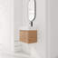 Meuble-lavabo mural moderne avec lavabo en résine pour petits espaces-627918403-627918402